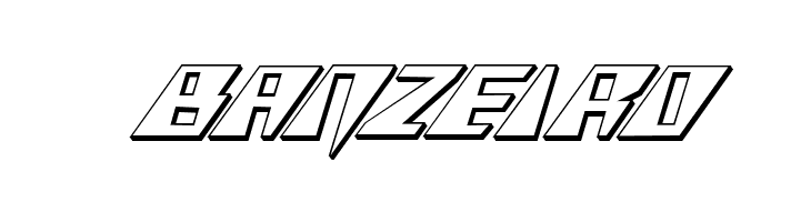 X-Racer 3D Italic  Free Fonts Download