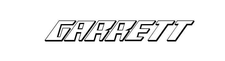 X-Racer 3D Italic  Free Fonts Download