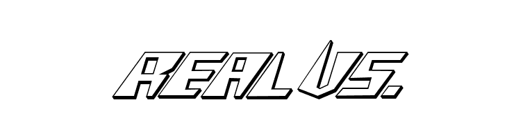 X-Racer 3D Italic  Free Fonts Download