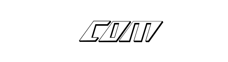 X-Racer 3D Italic  Free Fonts Download