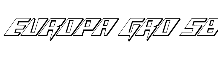 X-Racer 3D Italic  Free Fonts Download