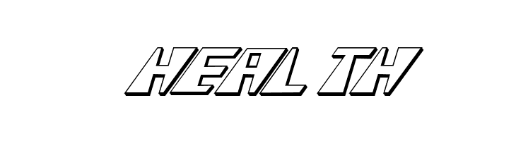 X-Racer 3D Italic  Free Fonts Download