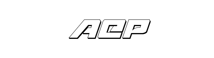Aircruiser 3D Italic  Free Fonts Download