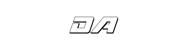 Aircruiser 3D Italic  Free Fonts Download