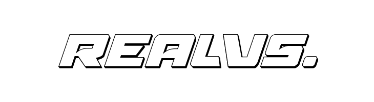 Aircruiser 3D Italic  Free Fonts Download