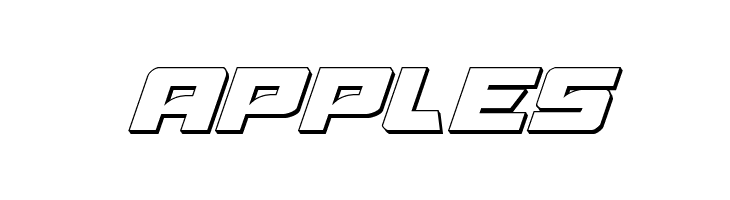 Aircruiser 3D Italic  Free Fonts Download