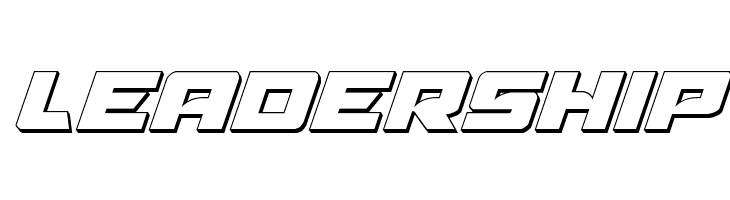 Aircruiser 3D Italic  Free Fonts Download