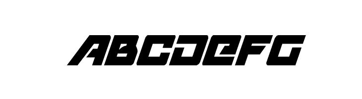 Aircruiser Condensed Italic  Free Fonts Download