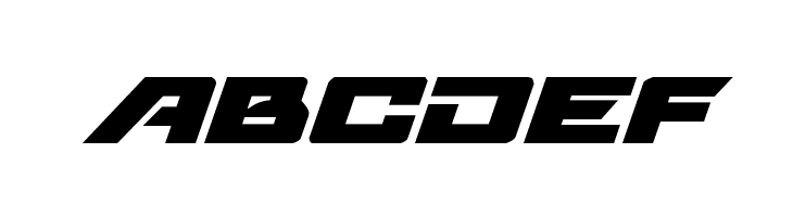 Aircruiser Expanded Italic  Free Fonts Download