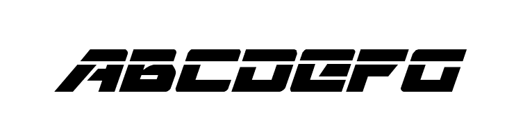 Aircruiser Laser Italic  Free Fonts Download