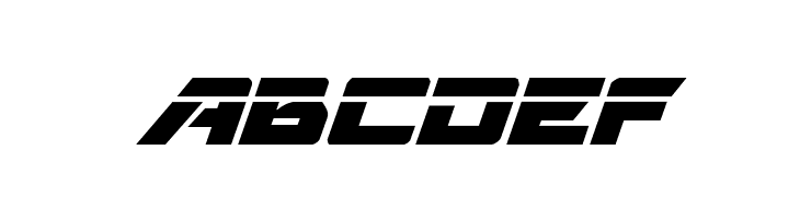 Aircruiser Laser Italic  Free Fonts Download