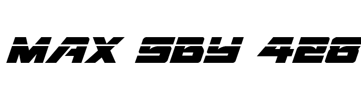 Aircruiser Laser Italic  Free Fonts Download