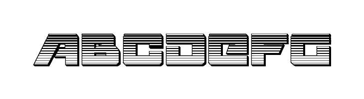 Aircruiser Gradient 3D Regular  Free Fonts Download