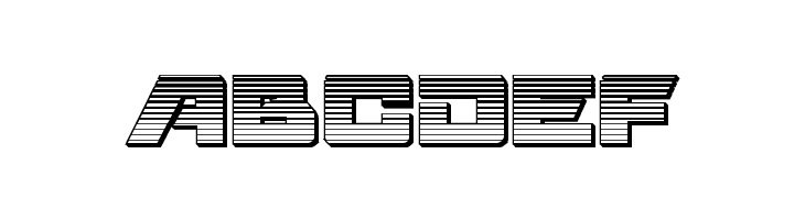 Aircruiser Gradient 3D Regular  Free Fonts Download