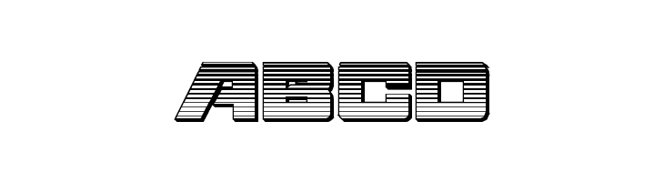 Aircruiser Gradient 3D Regular  Free Fonts Download