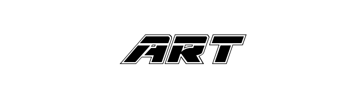 Aircruiser Academy Laser Italic  Free Fonts Download