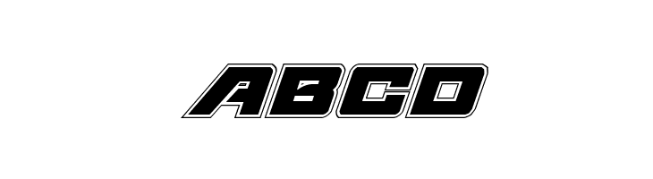 Aircruiser Academy Italic  Free Fonts Download