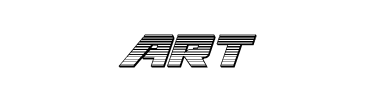 Aircruiser Gradient 3D Italic  Free Fonts Download