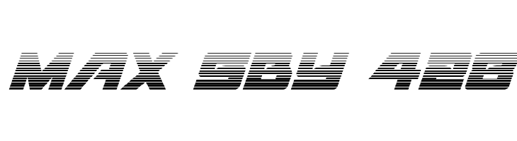 Aircruiser Gradient Italic  Free Fonts Download