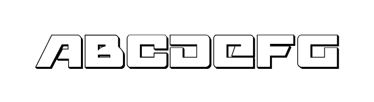 Aircruiser 3D Regular  Free Fonts Download