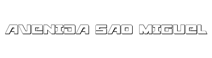 Aircruiser 3D Regular  Free Fonts Download