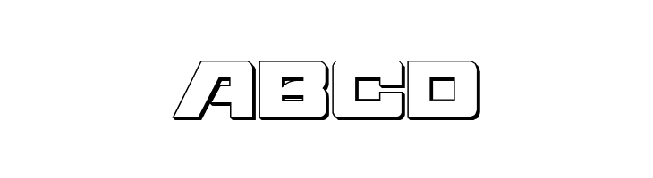 Aircruiser 3D Regular  Free Fonts Download