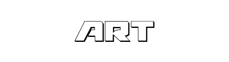Aircruiser 3D Regular  Free Fonts Download