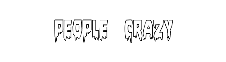 Bloodlust Outline Regular  Free Fonts Download