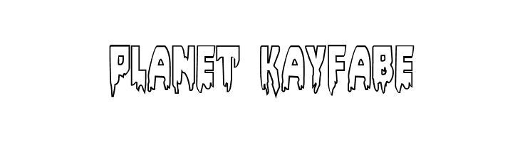 Bloodlust Outline Regular  Free Fonts Download