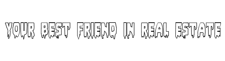 Bloodlust Outline Regular  Free Fonts Download