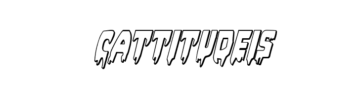 Bloodlust 3D Italic  Free Fonts Download