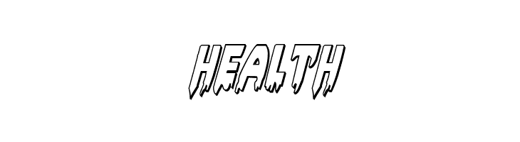 Bloodlust 3D Italic  Free Fonts Download