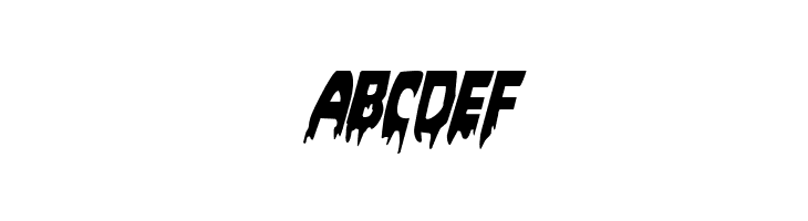 Bloodlust Italic  Free Fonts Download