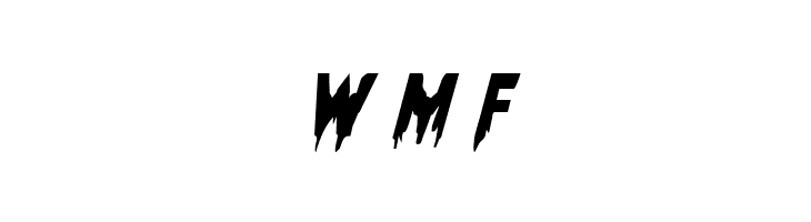Bloodlust Italic  Free Fonts Download