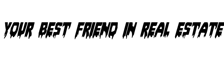 Bloodlust Italic  Free Fonts Download