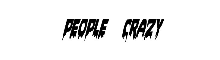 Bloodlust Condensed Italic  Free Fonts Download