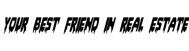 Bloodlust Condensed Italic  Free Fonts Download