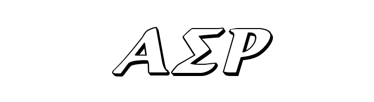 Aegis 3D Italic  Free Fonts Download