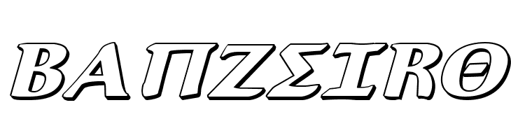 Aegis 3D Italic  Free Fonts Download