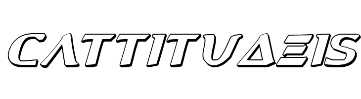 Aegis 3D Italic  Free Fonts Download