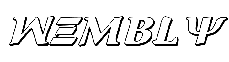 Aegis 3D Italic  Free Fonts Download