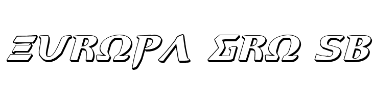 Aegis 3D Italic  Free Fonts Download