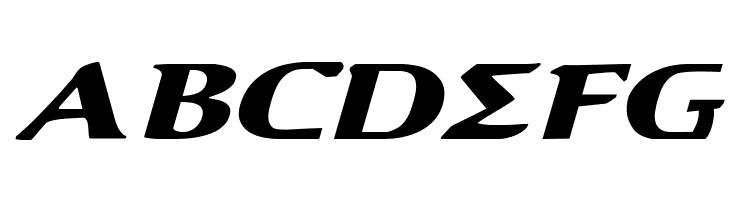 Aegis Expanded Italic  Free Fonts Download