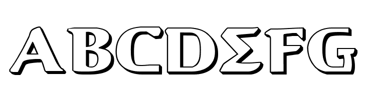 Aegis 3D  Free Fonts Download