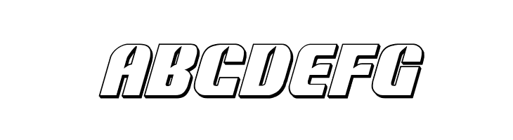 Nightwraith 3D Italic  Free Fonts Download