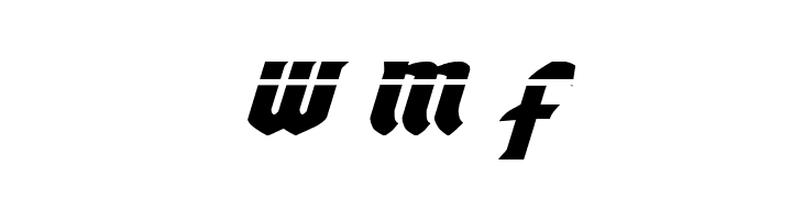 Empire Crown Laser Italic  Free Fonts Download