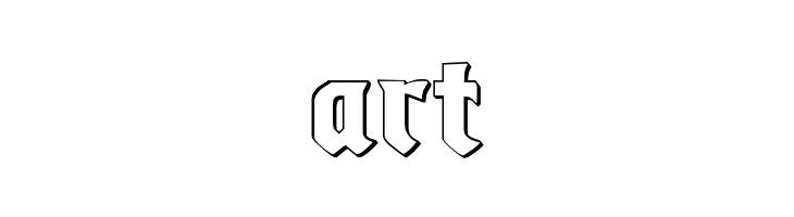 Empire Crown 3D Regular  Free Fonts Download