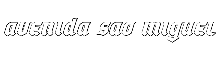 Empire Crown 3D Italic  Free Fonts Download