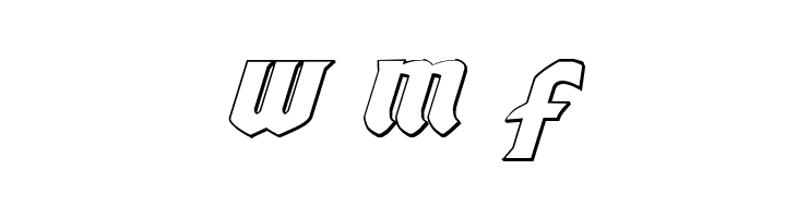 Empire Crown 3D Italic  Free Fonts Download