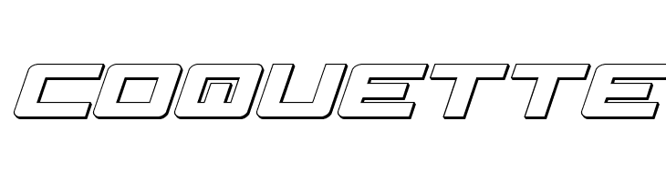 Wildcard 3D Italic  Free Fonts Download